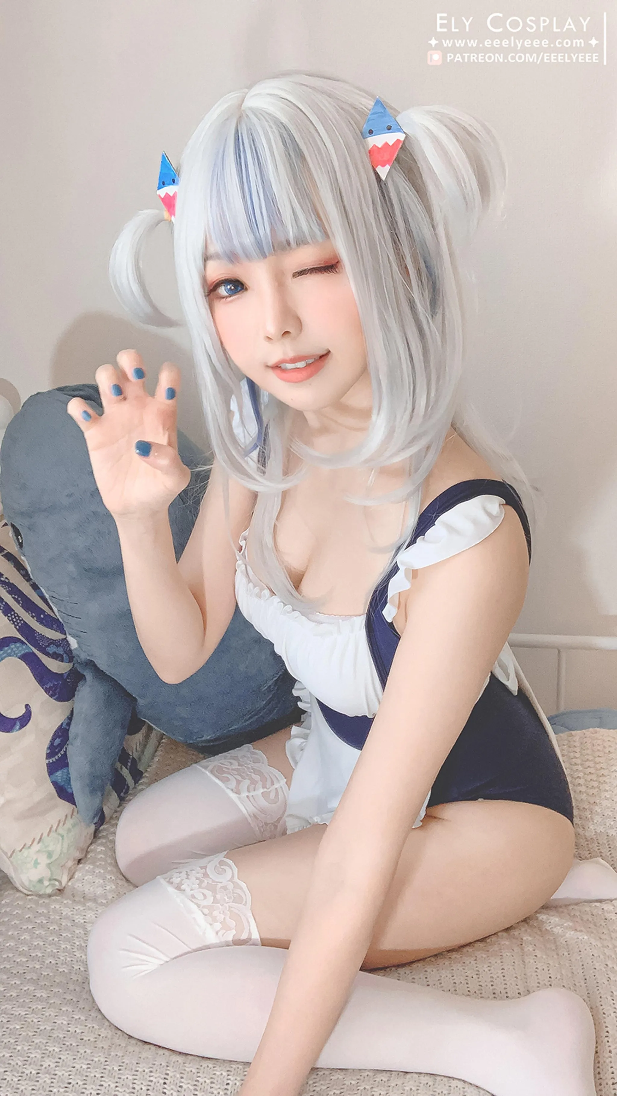 ElyEE子 – NO.71 噶呜·古拉小鲨鲨 泳装 [19P]插图8